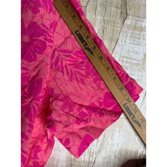 Marsh Landing II Shirt 1X Hawaiian Short Sleeve Rayon Coral Pink - Picture 6 of 6